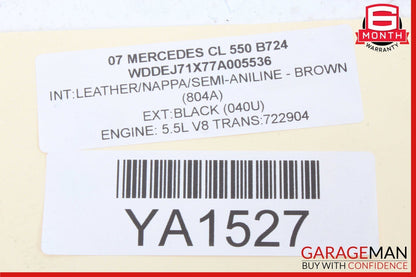 07-14 Mercedes W216 CL550 CL65 AMG Rear Trunk Lid Latch Lock Actuator Unit OEM