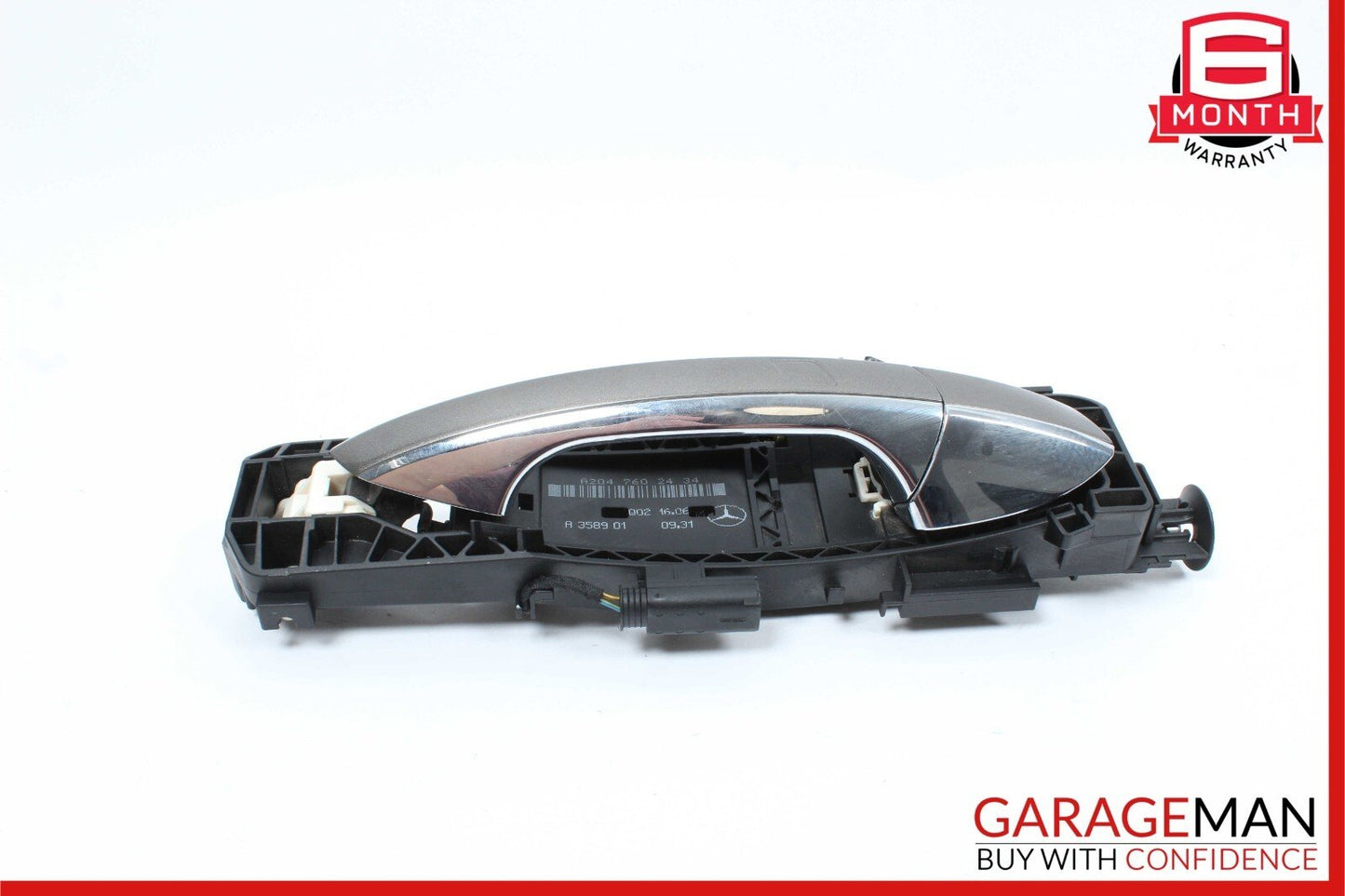 10-13 Mercedes W212 E350 E63 Front / Rear Right Side Exterior Door Handle Gray