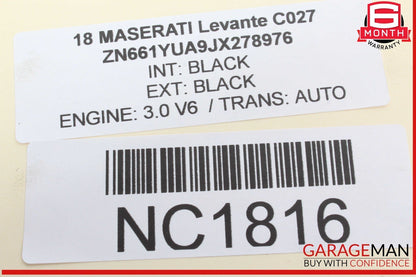 17-20 Maserati Levante M161 Tire Pressure Monitor System TPMS Module OEM