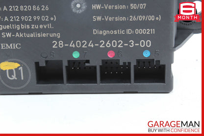 08-14 Mercedes W204 C250 C350 Rear Right Side Door Control Module 2129004006 OEM