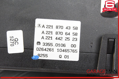 07-14 Mercedes W221 S550 CL550 S65 AMG A/C AC Heater Climate Control Switch OEM