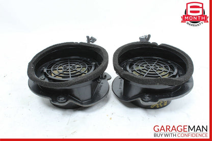 96-03 Mercedes W210 E320 Rear Right & Left Side Door Sound Speakers Set OEM