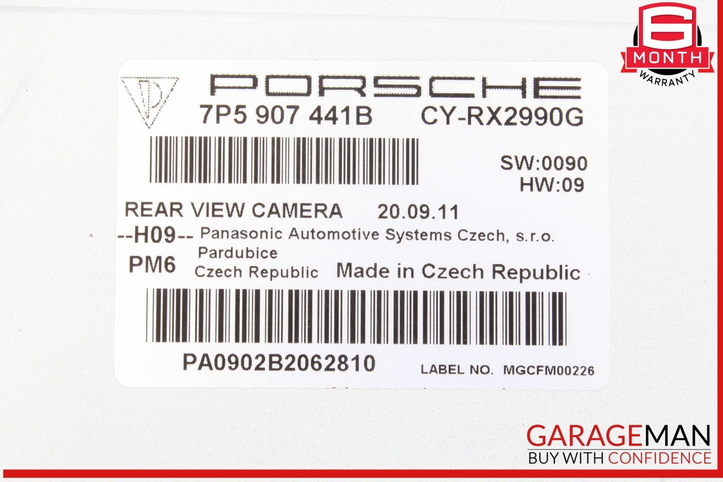 11-17 Porsche Cayenne 958 Rear View Camera Control Module Unit 7P5907441B OEM