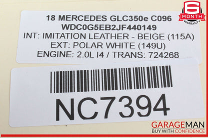 15-20 Mercedes X253 GLC350e C43 AMG Rear Left Side Door Lock Latch Actuator