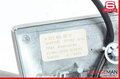 01-09 Mercedes W203 C230 C320 CLK320 Interior Top Upper Rear View Mirror Gray