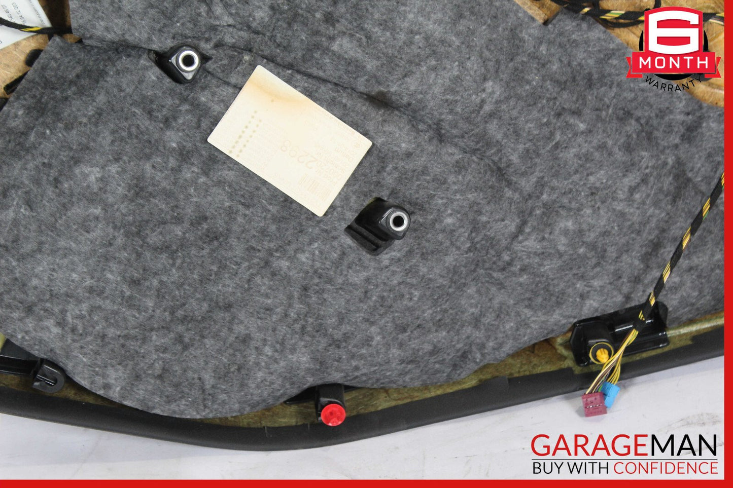 12-14 Mercedes W218 CLS550 Rear Left Side Interior Door Panel Cover Assy Black