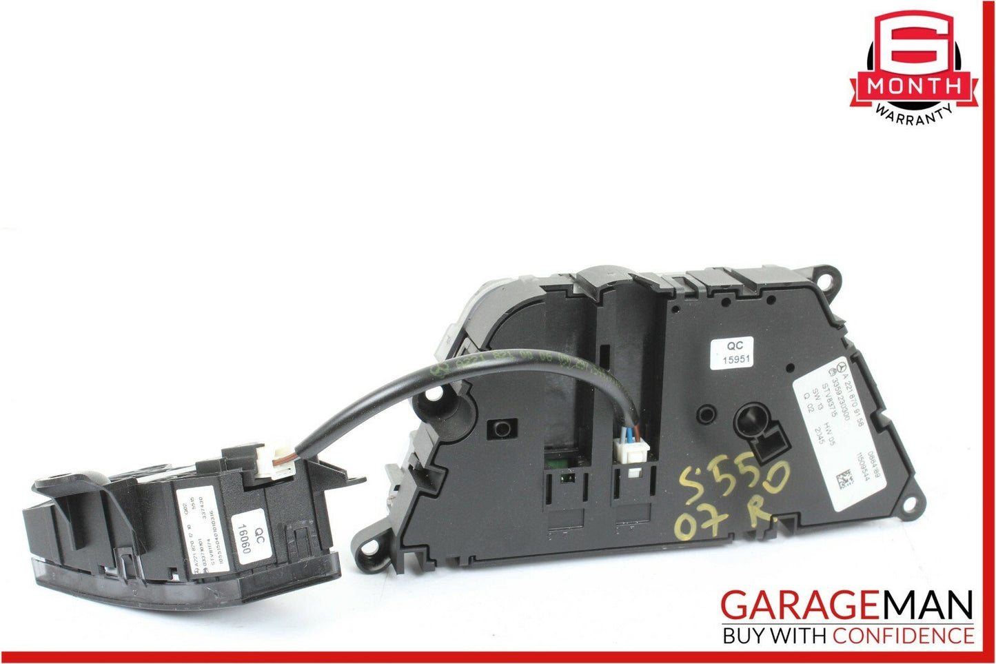 07-13 Mercedes W221 S550 CL550 Front Right Seat Control Switch OEM