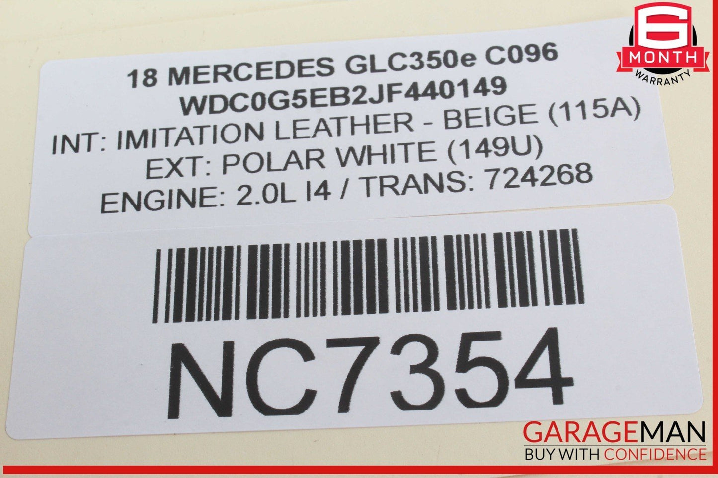 15-20 Mercedes X253 GLC350e Rear Left Driver Side Door Control Module Unit OEM