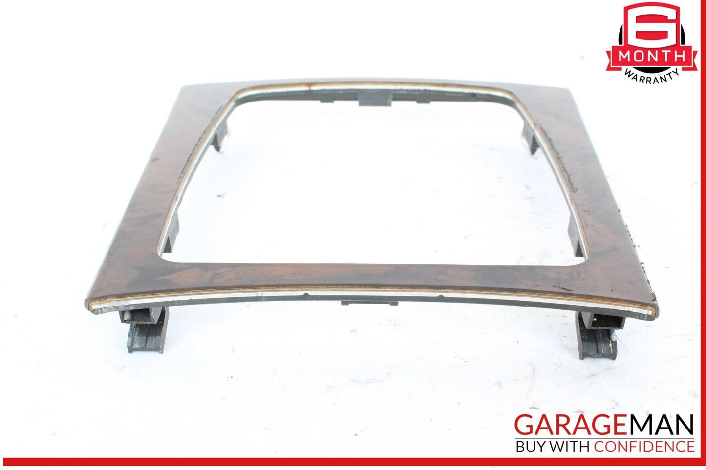 08-15 Mercedes W204 C250 E350 Center Console Shift Shifter Bezel Trim Wood OEM