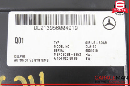 03-11 Mercedes W164 ML500 R500 Sirius Satellite Radio Receiver 1648205889 OEM