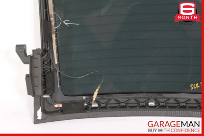 12-16 Mercedes R172 SLK250 SLK350 Rear Windshield Back Window Glass Panel OEM