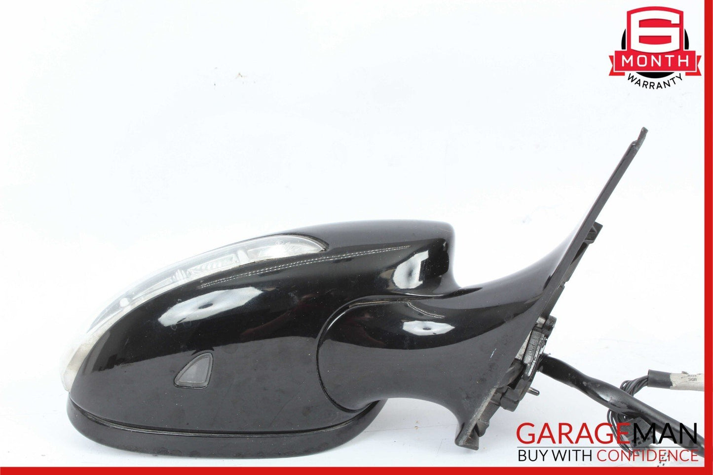 07-09 Mercedes W221 S550 S600 Right Side Mirror Door Rear View Black OEM