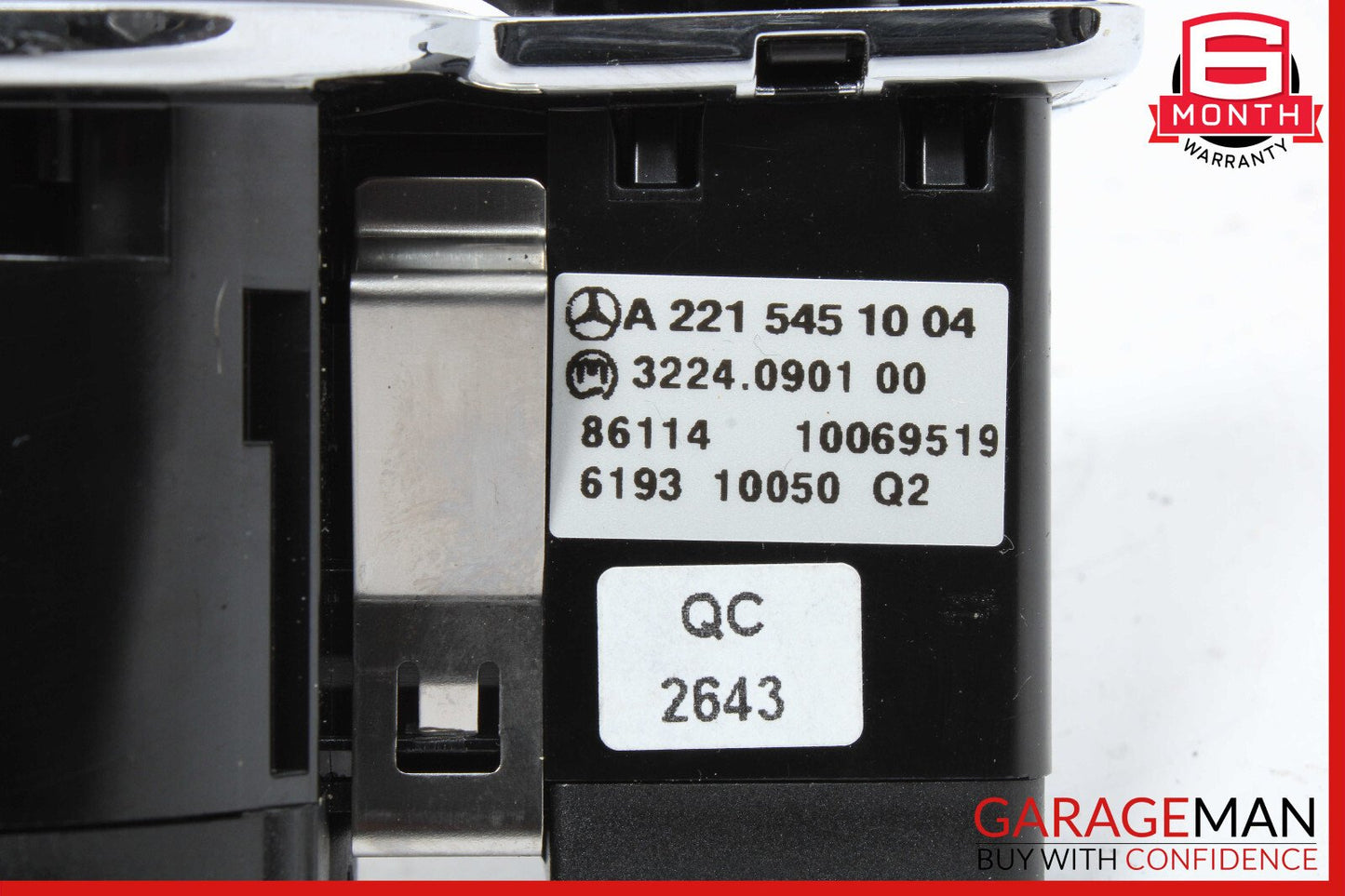 07-14 Mercedes W221 S550 S600 CL550 Headlight Switch Control 2215451004 OEM