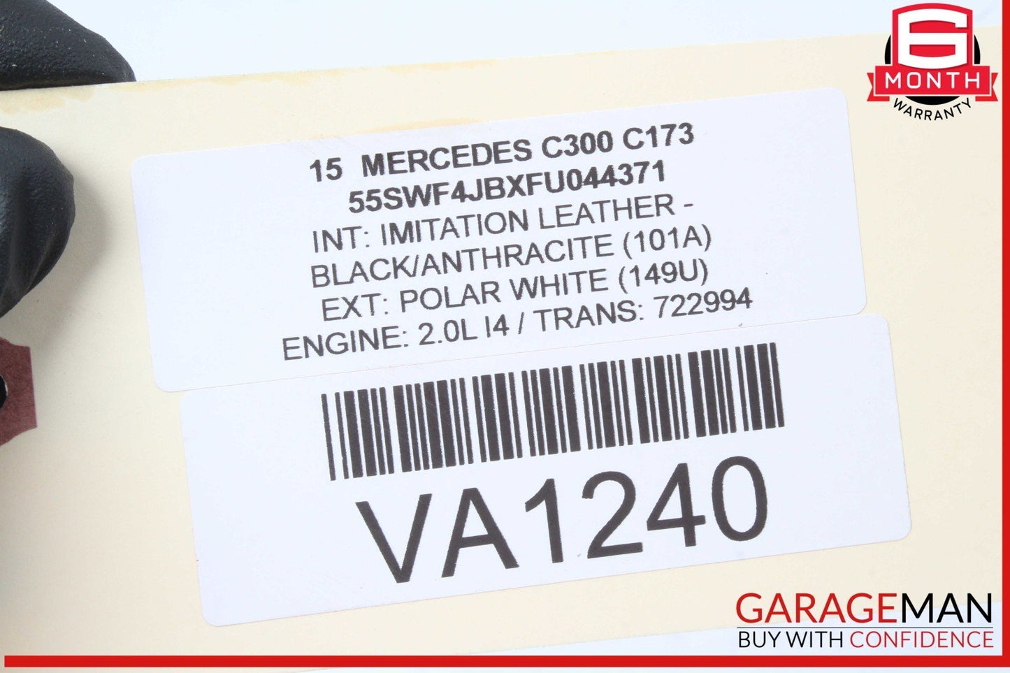 15-20 Mercedes W205 C300 C350e Front Left Side Door Window Regulator Motor OEM