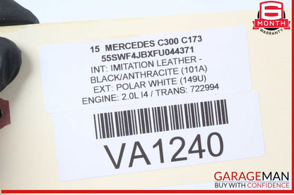 15-20 Mercedes W205 C300 C350e Front Left Side Door Window Regulator Motor OEM