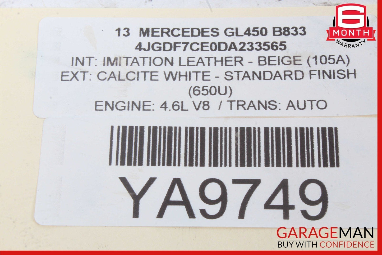 12-19 Mercedes X166 GL450 GLE350 Coolant Reservoir Overflow Expansion Tank OEM