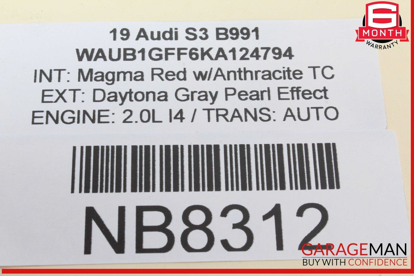 17-20 Audi S3 A3 Brake Pedal Assembly Assy 5Q1723058BQ OEM