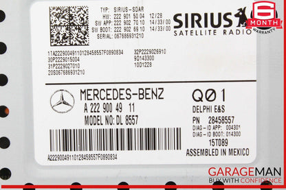 15-20 Mercedes W212 E400 S550 Satellite Radio Receiver Control Module Unit OEM