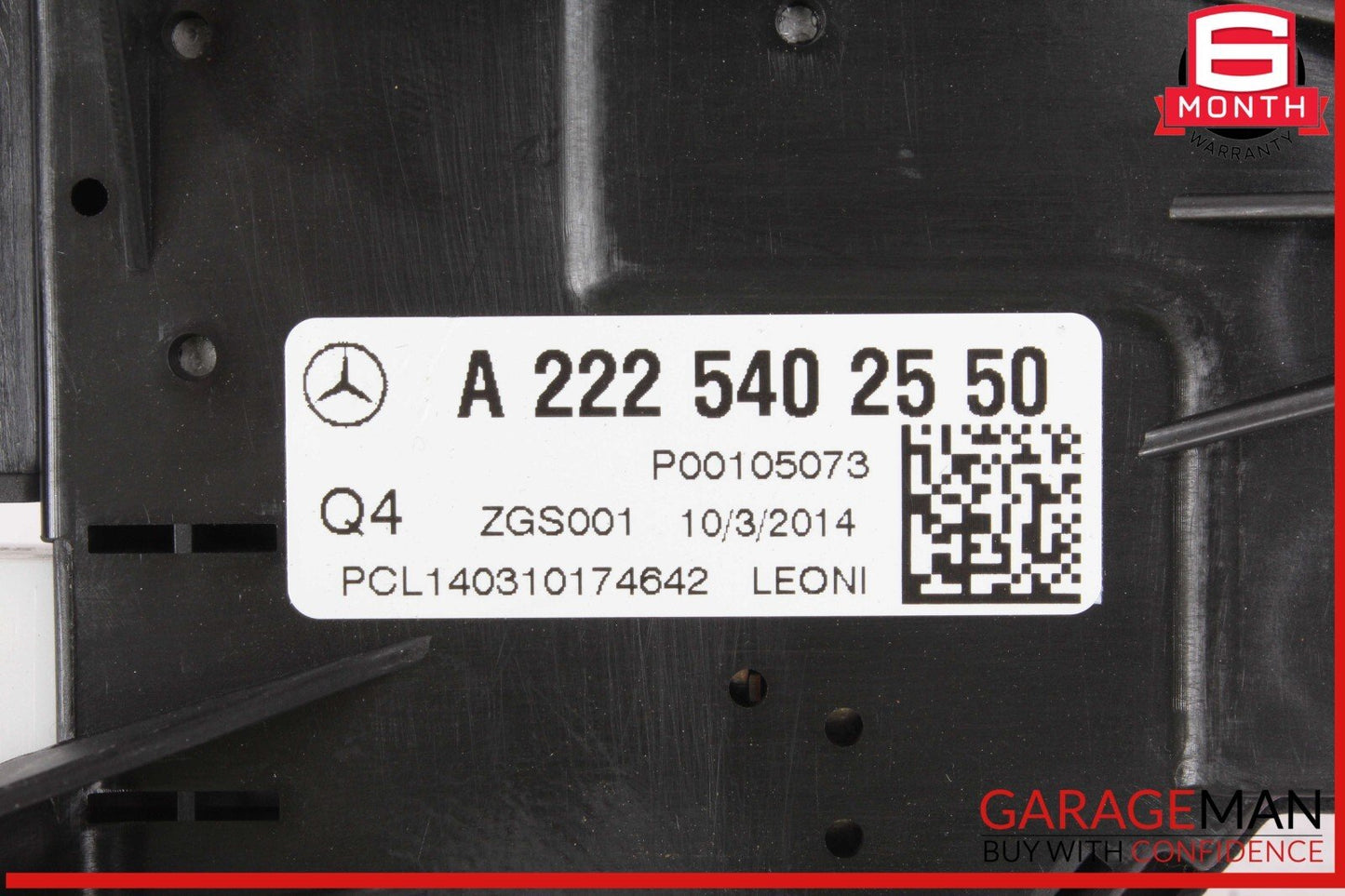 14-17 Mercedes W222 S550 S600 Front Dash Fuse Junction Box Relay Block Panel OEM