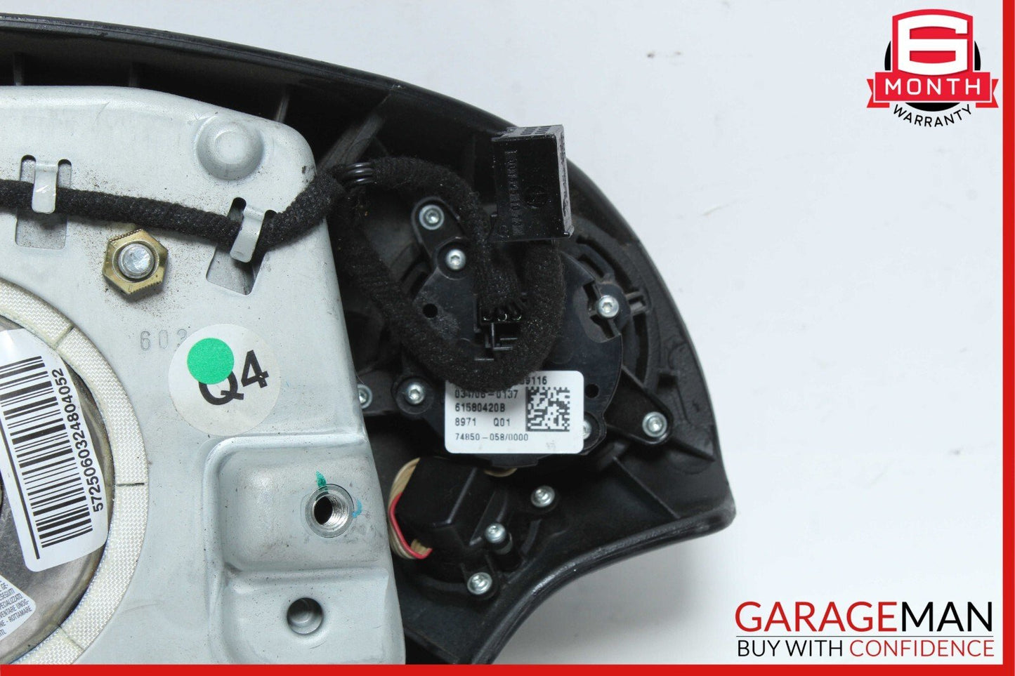 07-10 Mercedes W221 S550 S500 S450 CL550 Steering Wheel Airbag Air Bag Black