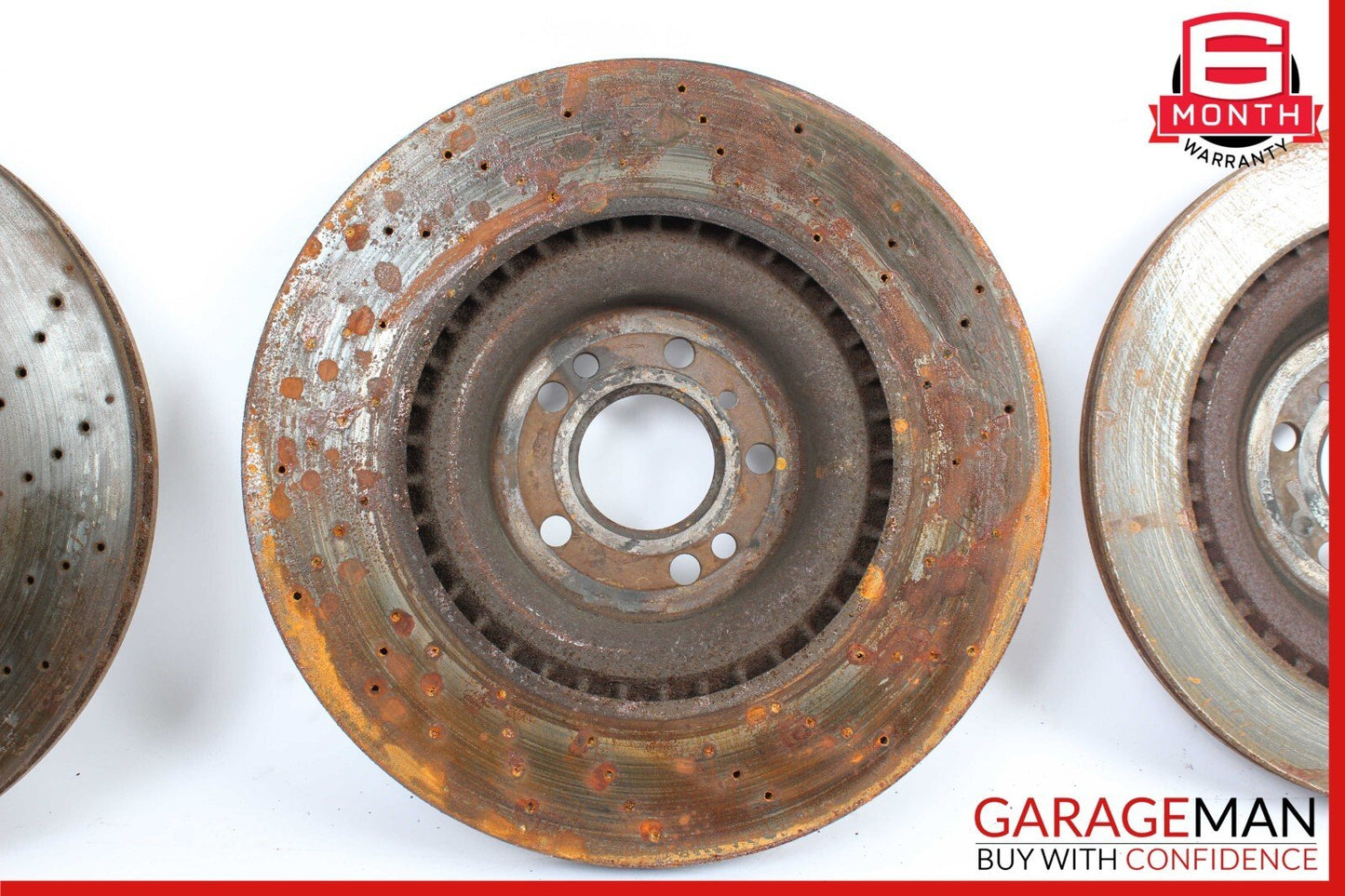 13-19 Mercedes X166 GL450 GL550 Complete Front & Rear Brake Rotor Disc Set of 4