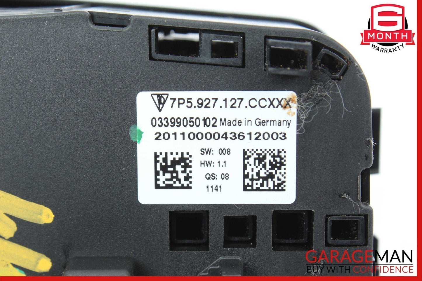 11-14 Porsche Cayenne 958 S Suspension Mode Selector Switch Panel 7P5927521 OEM