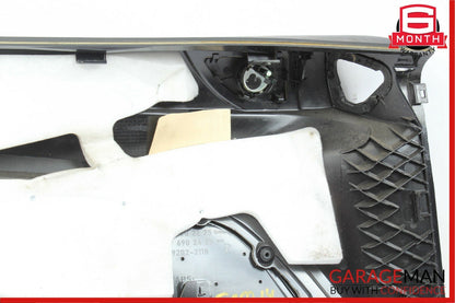 14-16 Mercedes W212 E400 Coupe Rear Right Interior Door Panel Leather Black OEM
