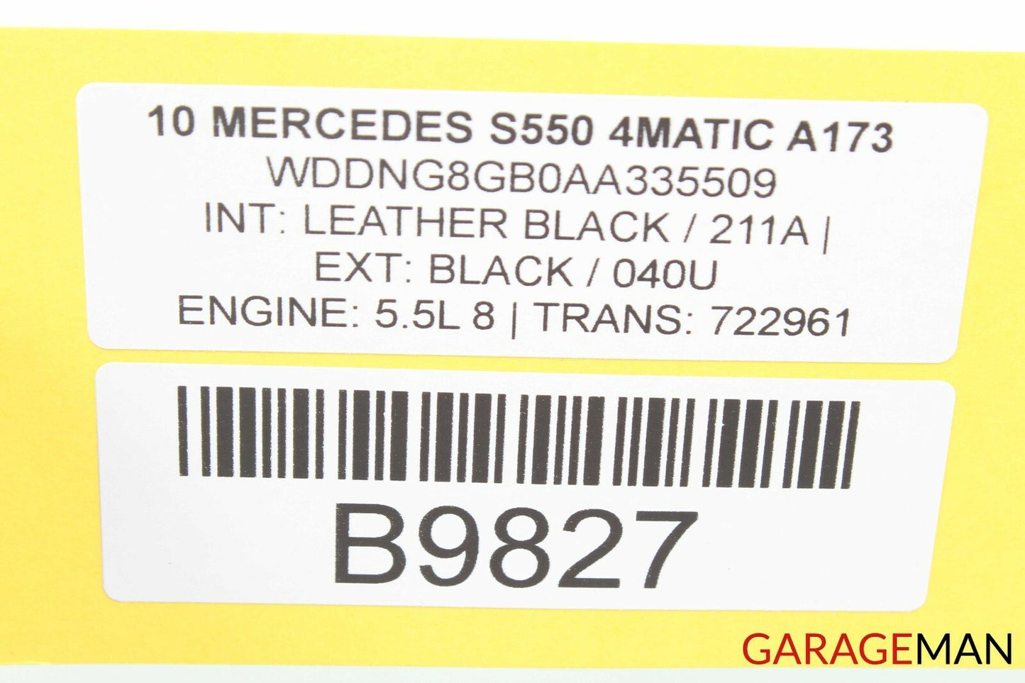 07-13 Mercedes W221 S550 Hydraulic Trunk Locking Pump Cover Case Assembly OEM