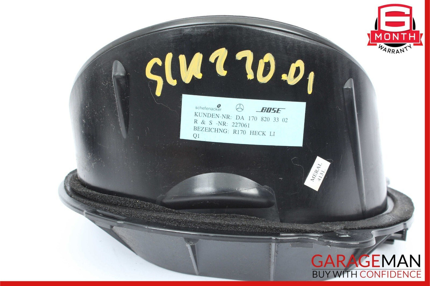 97-04 Mercedes R170 SLK320 SLK230 Rear Door Audio Sound Speakers Set of 2 pc