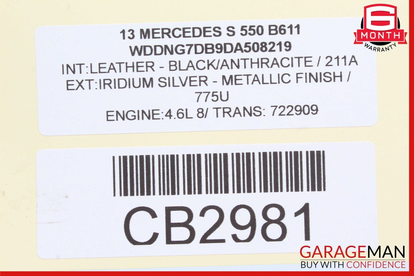 12-20 Mercedes S550 E550 SL550 CLS63 Crank Shaft Pulley Harmonic Dampener