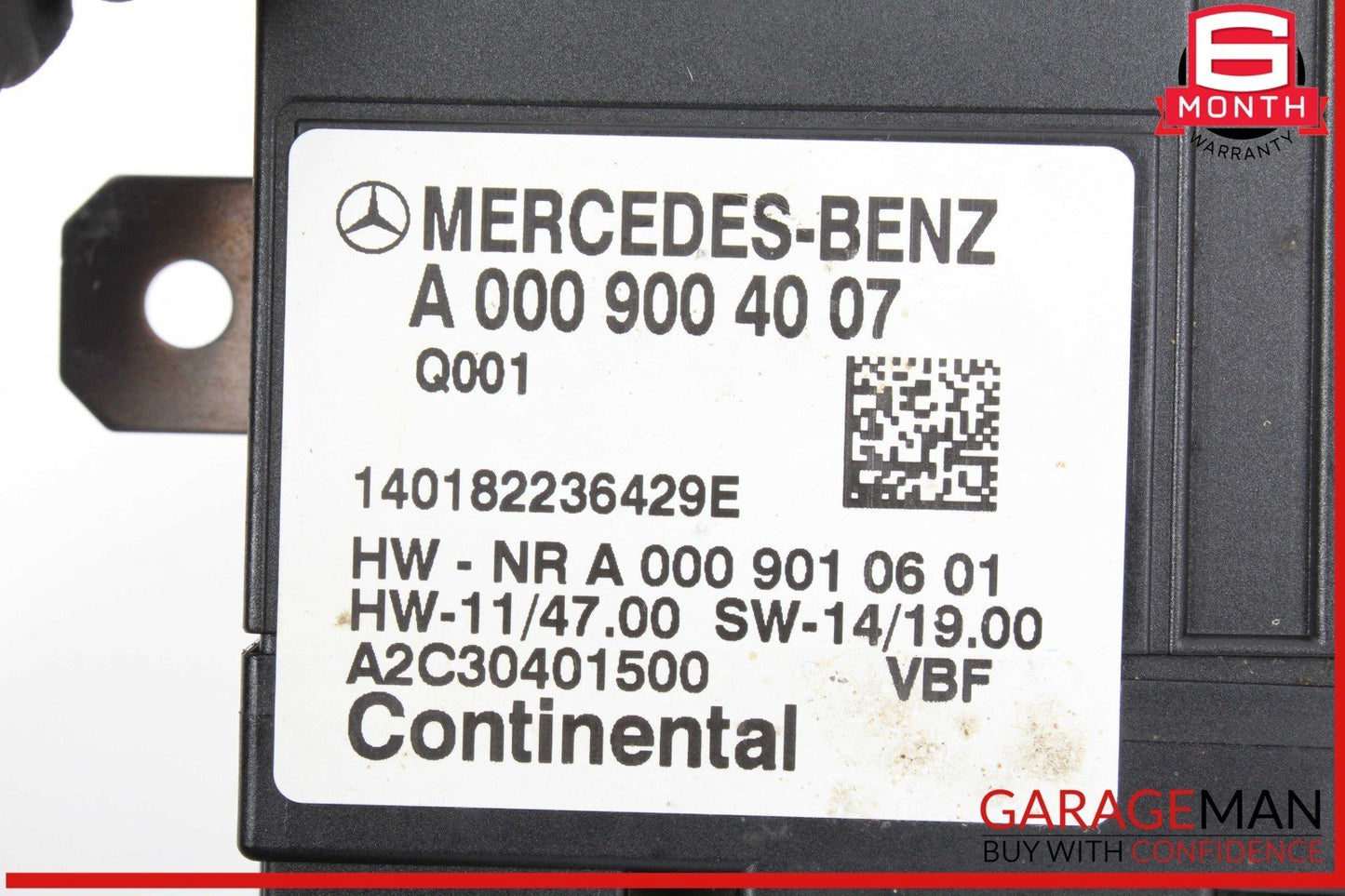 15-16 Mercedes W205 C300 C400 GLC300 Fuel Pump Control Module Unit 0009004007