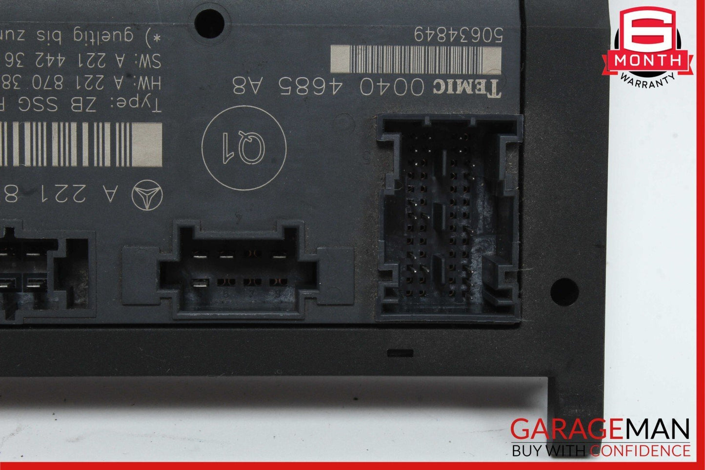 07-13 Mercedes W221 S550 Front Right Under Seat Control Module 2218707493 OEM