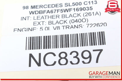90-02 Mercedes R129 SL500 300SL SL320 Memory Control Module 1298200926 OEM