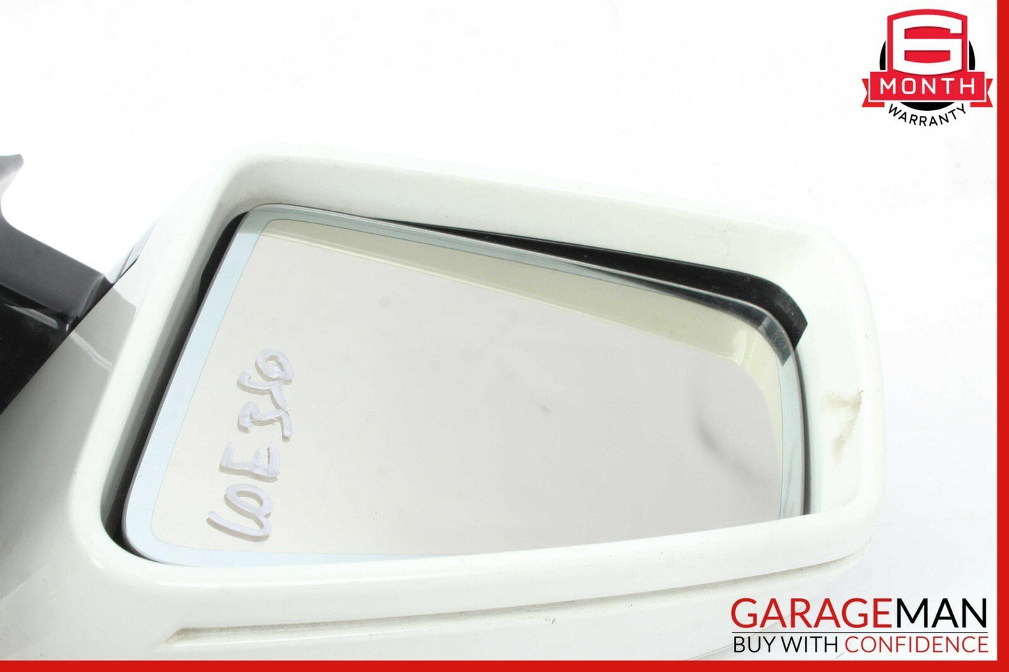 10-13 Mercedes W212 E350 E550 Left Driver Side Rear View Door Mirror White OEM