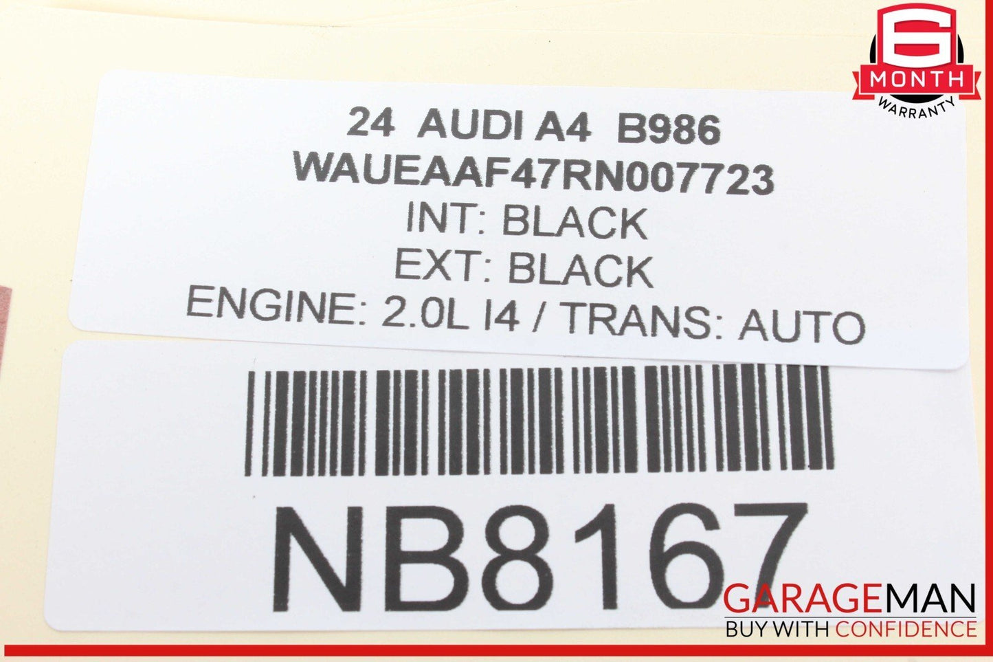 17-24 Audi A4 Front Right or Front Left Side Shock Strut Absorber 8W0413031