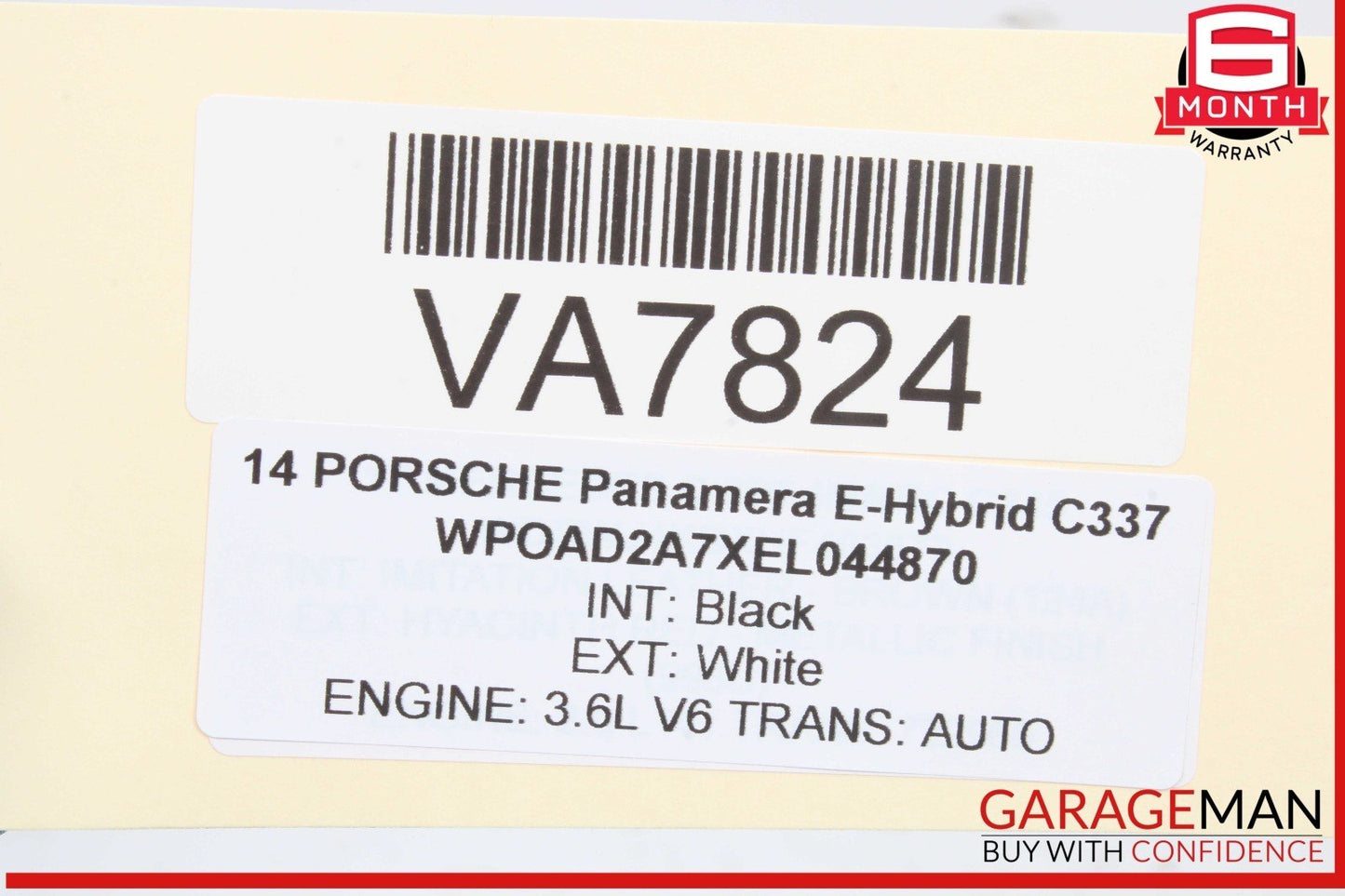 10-16 Porsche Panamera 970 E-Hybrid Rear Glass Windshield Wiper Motor OEM
