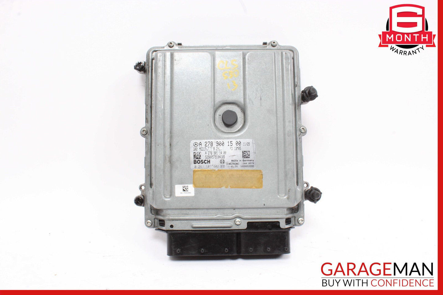 11-13 Mercedes W221 S550 CL550 ECU ECM Engine Control Module Unit 2789001500 OEM