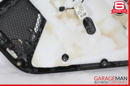 11-18 Porsche Cayenne 958 Rear Left Side Interior Door Panel Trim Assy Black