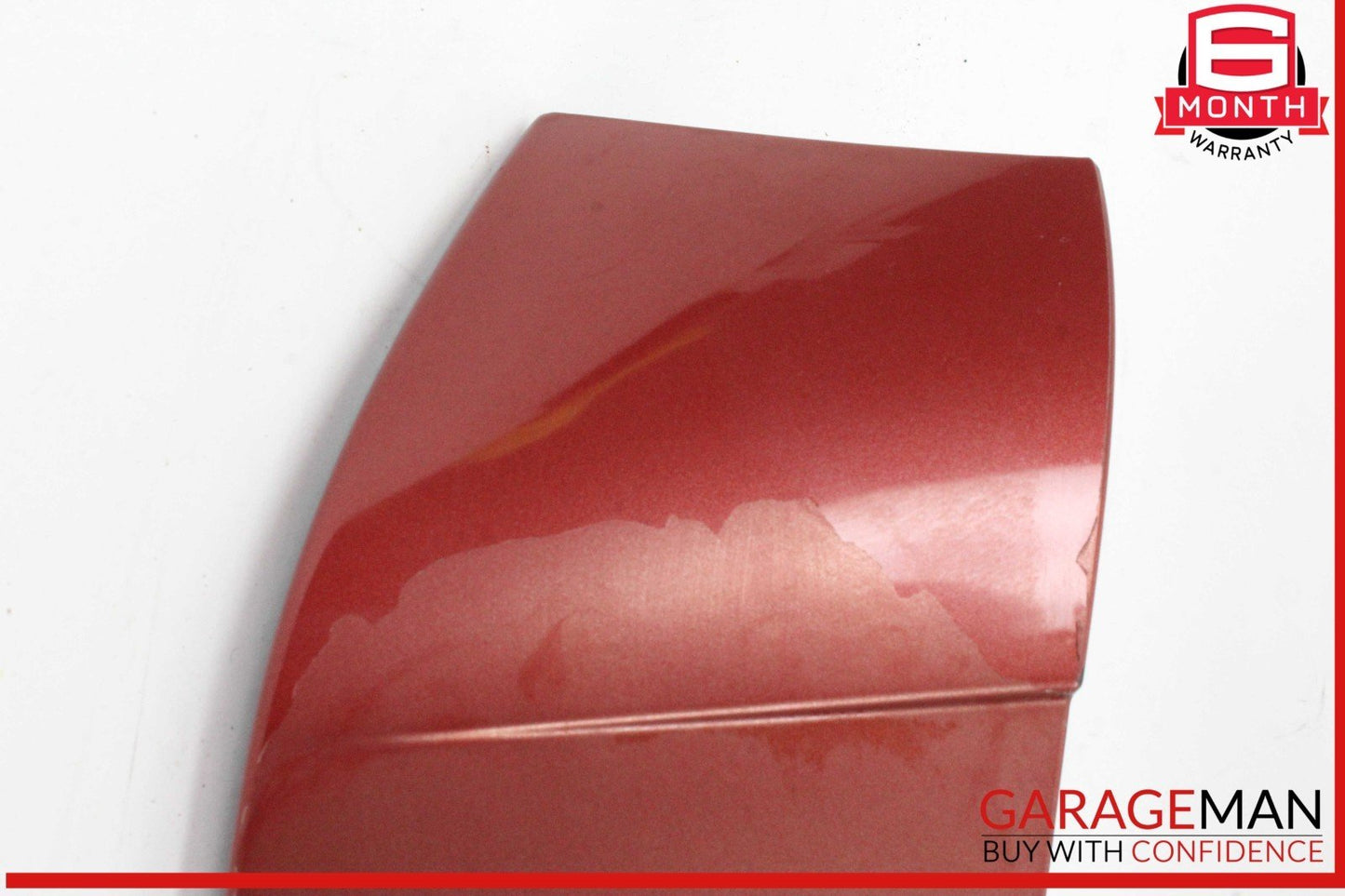07-15 Audi Q7 Rear Trunk Hatch Spoiler Wing Red w/ Brake Light 4L0827933 OEM