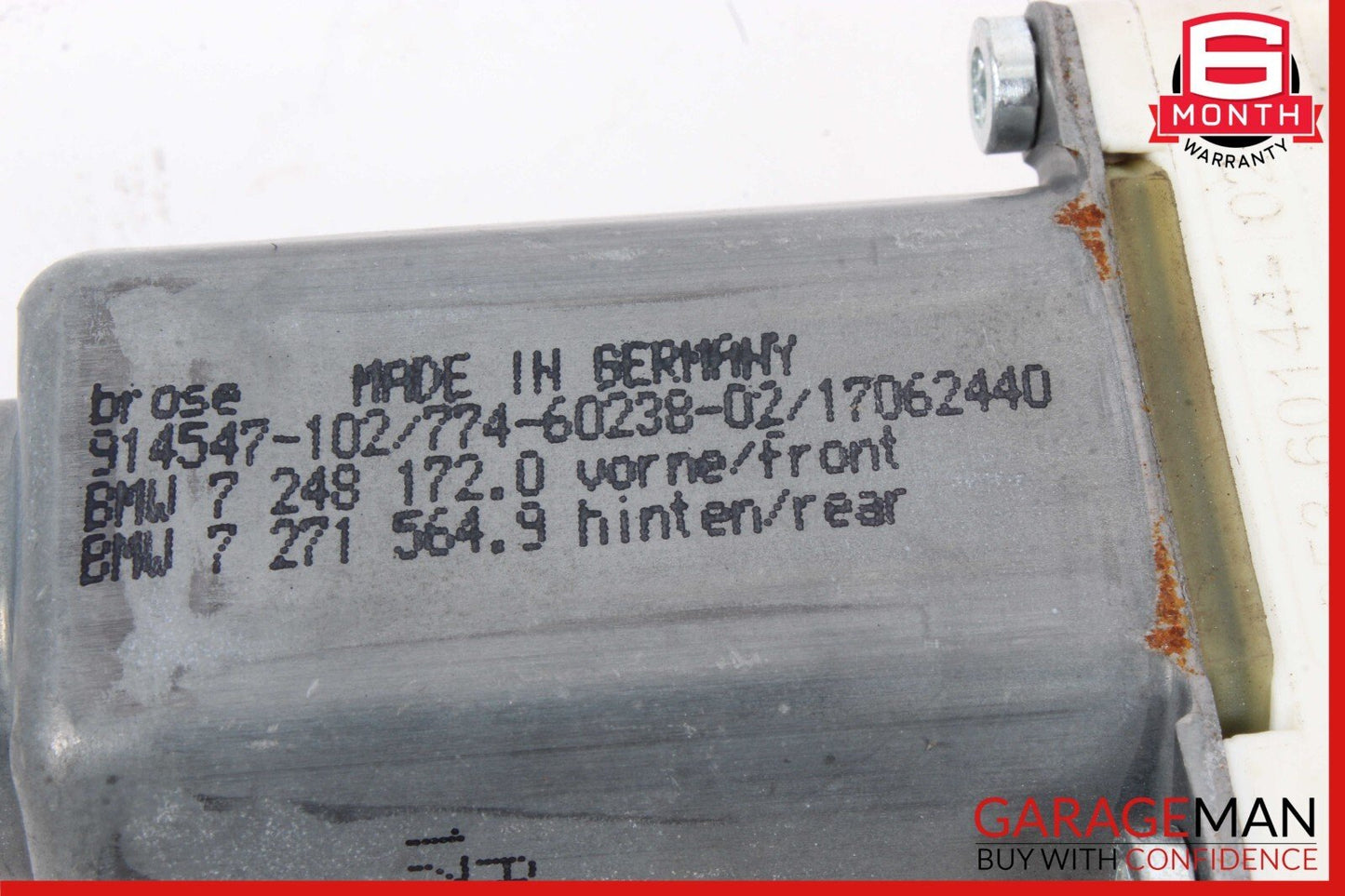 11-16 BMW 528i 535i 550i Front / Rear Right Passenger Power Window Motor Unit