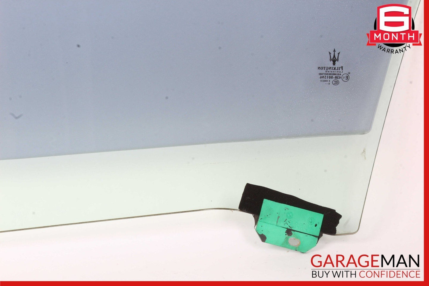 03-13 Maserati Quattroporte M139 Front Left Side Door Window Glass OEM
