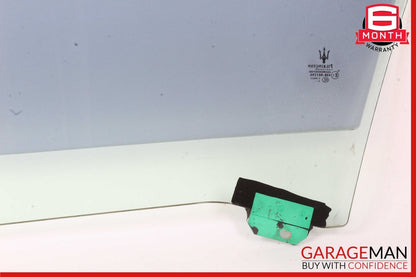 03-13 Maserati Quattroporte M139 Front Left Side Door Window Glass OEM