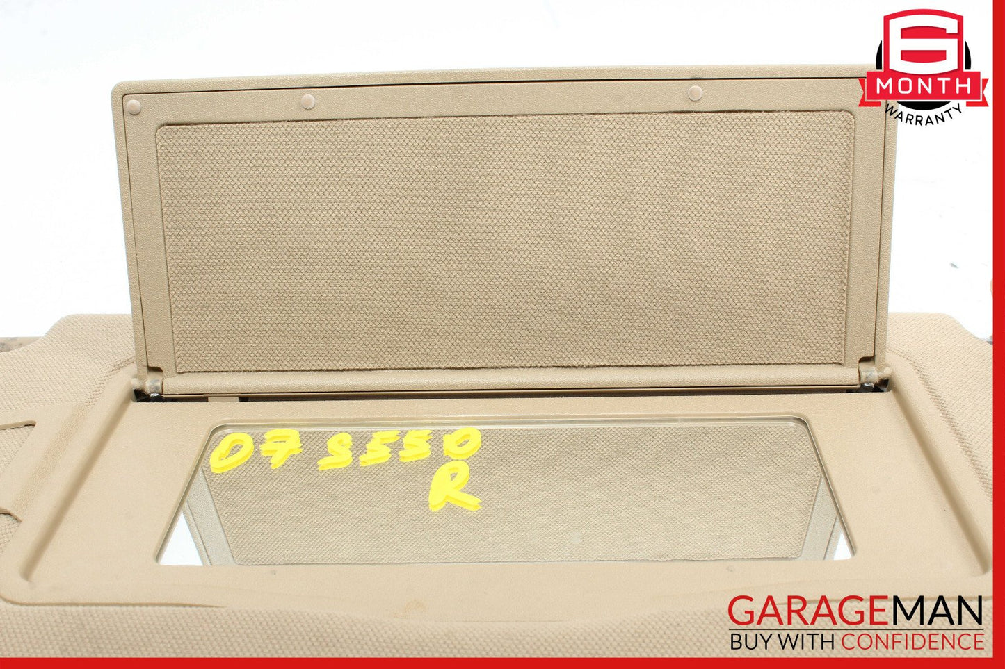 Mercedes W221 S550 CL550 Front Right Side Sun Visor Sunvisor Shade Cover OEM