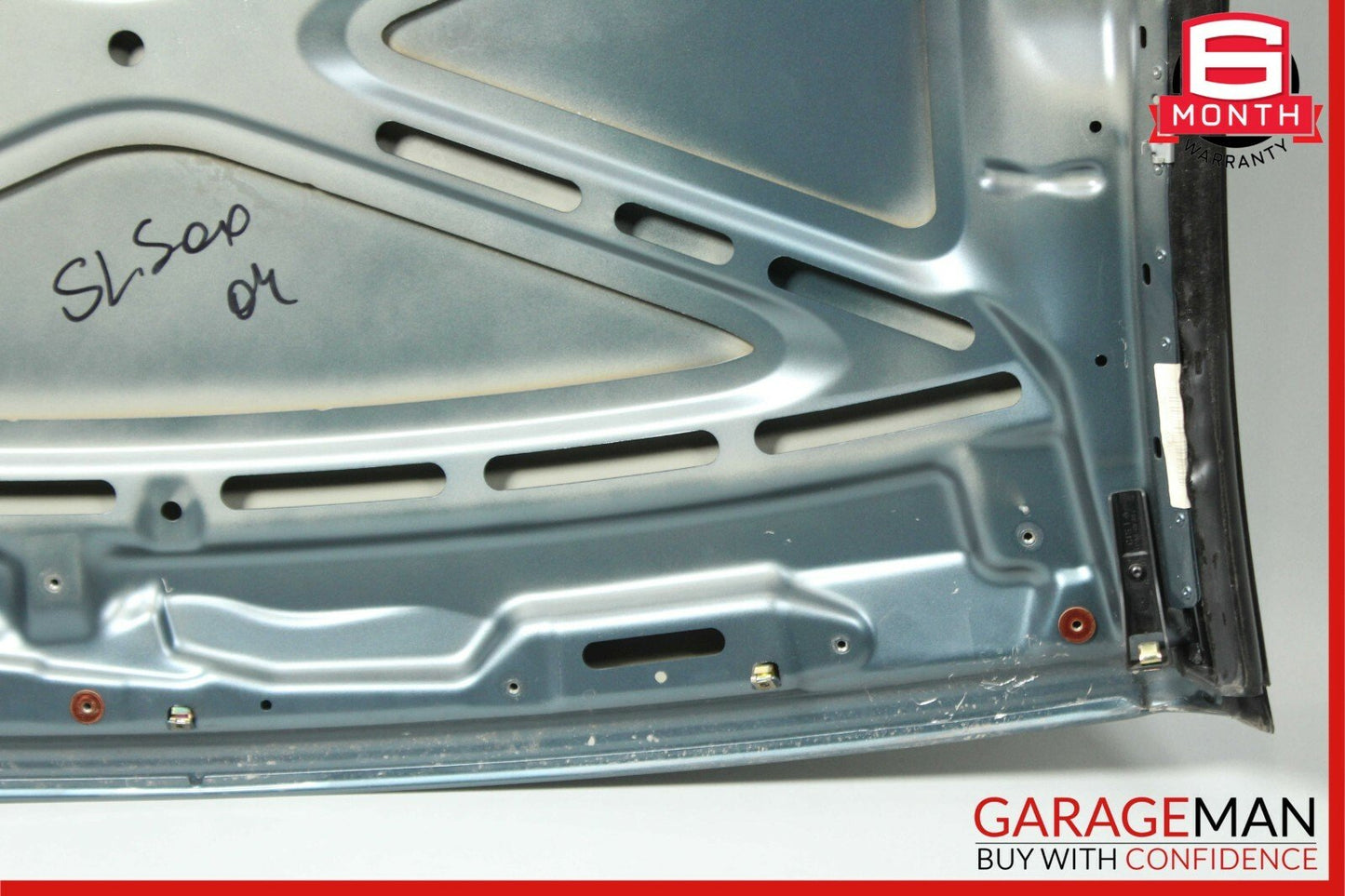 03-08 Mercedes R230 SL500 Convertible Roof Hard Top Folding Cover Panel White