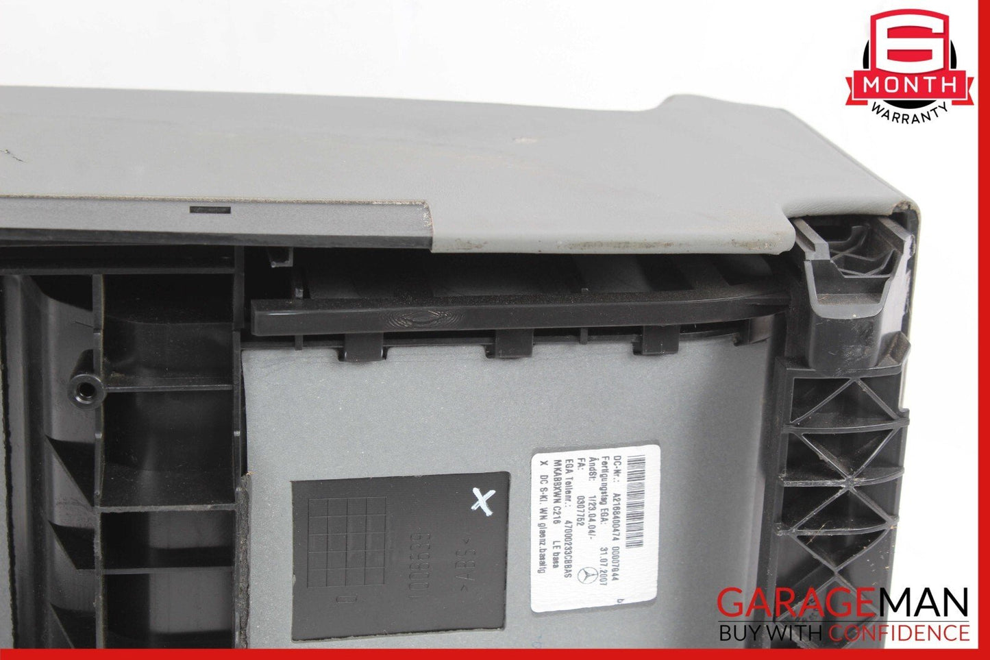 07-14 Mercedes W216 CL550 CL63 AMG Rear Center Console Storage Compartment OEM