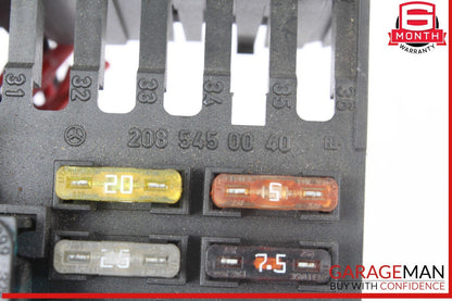 98-03 Mercedes W208 CLK320 Front Left Fuse Relay Junction Box Module OEM