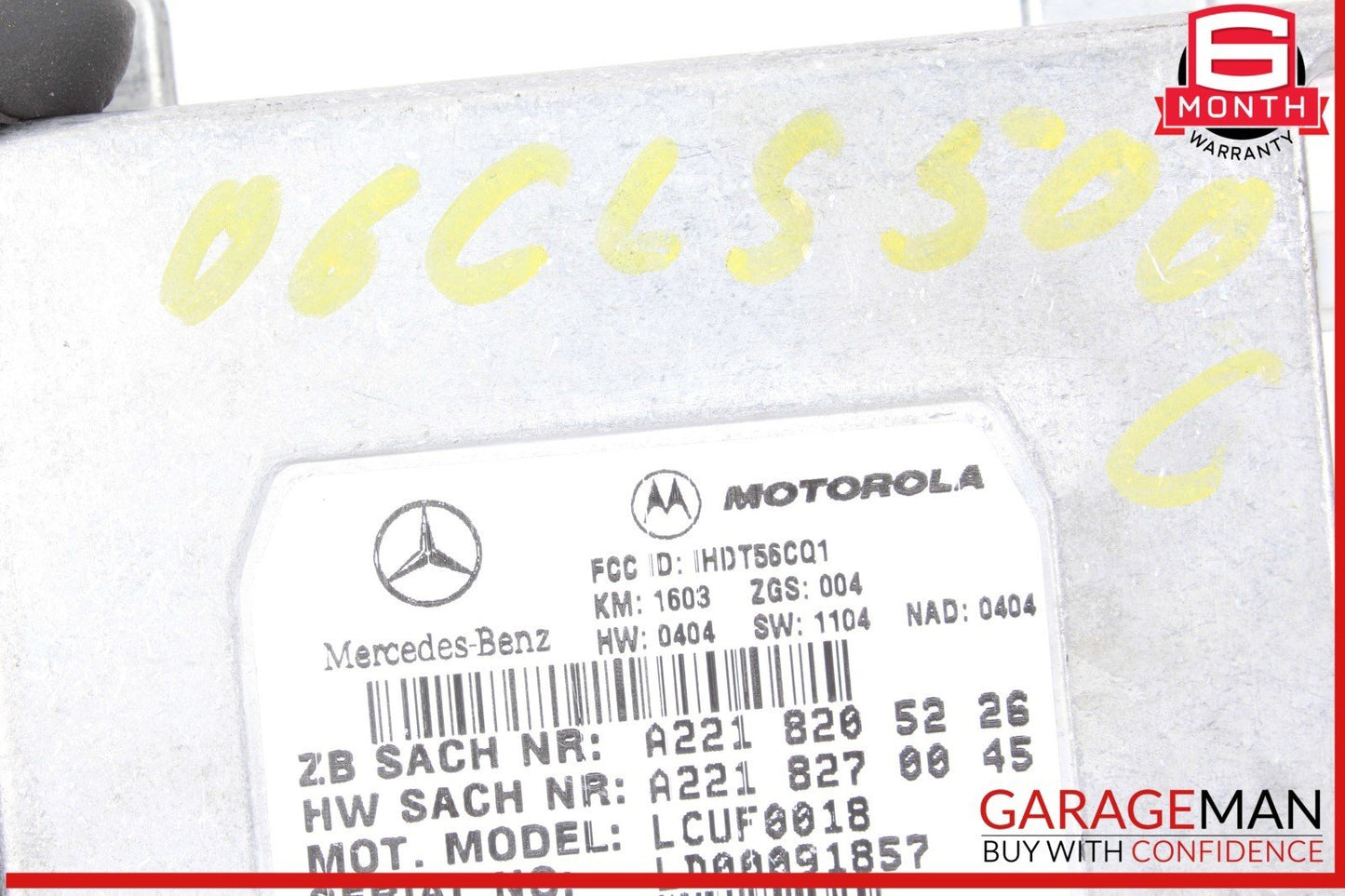 06-13 Mercedes W219 CLS500 ML350 R350 Voice Communication Control Module OEM