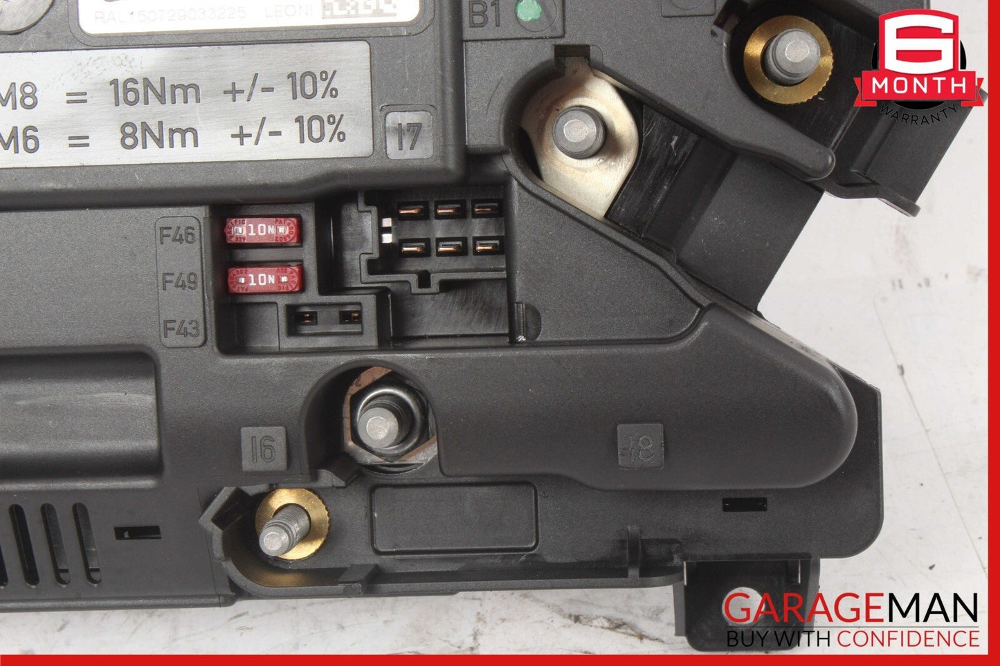 14-17 Mercedes W222 S550 S600 Rear Trunk Fuse Relay Junction Box 2225402750 OEM