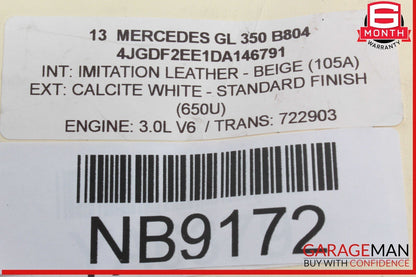 10-17 Mercedes X166 GL350 E350 Sirius Satellite Radio Receiver Module Unit OEM