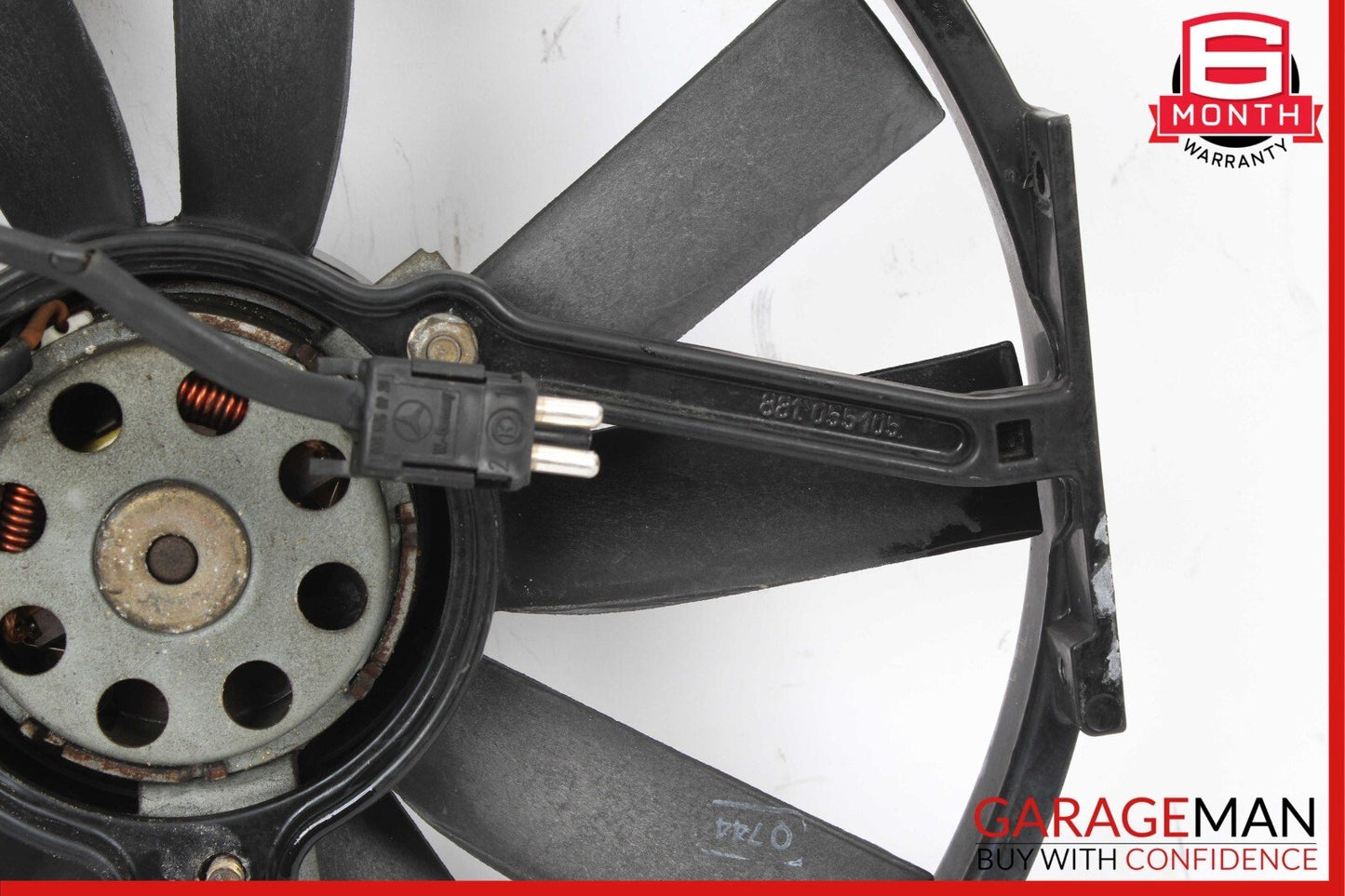 90-02 Mercedes R129 SL500 SL320 Radiator Cooling Fan Motor 1295050455 OEM